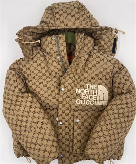 gucci x the north face gg puffer jacket|north face and gucci collab.